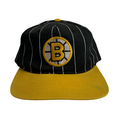 Vintage Starter Boston Bruins Pinstripe Hat | Vintage Clothing Store Canada