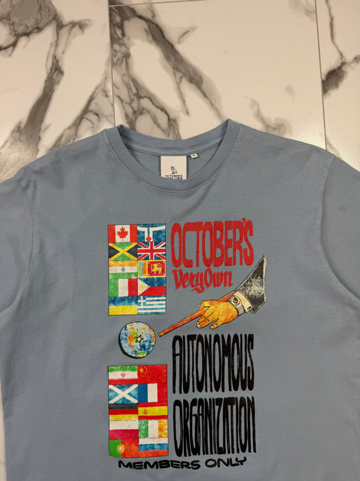 OVO Autonomous Organization Tee Blue (USED) | Vitnage Clothing Store Canada