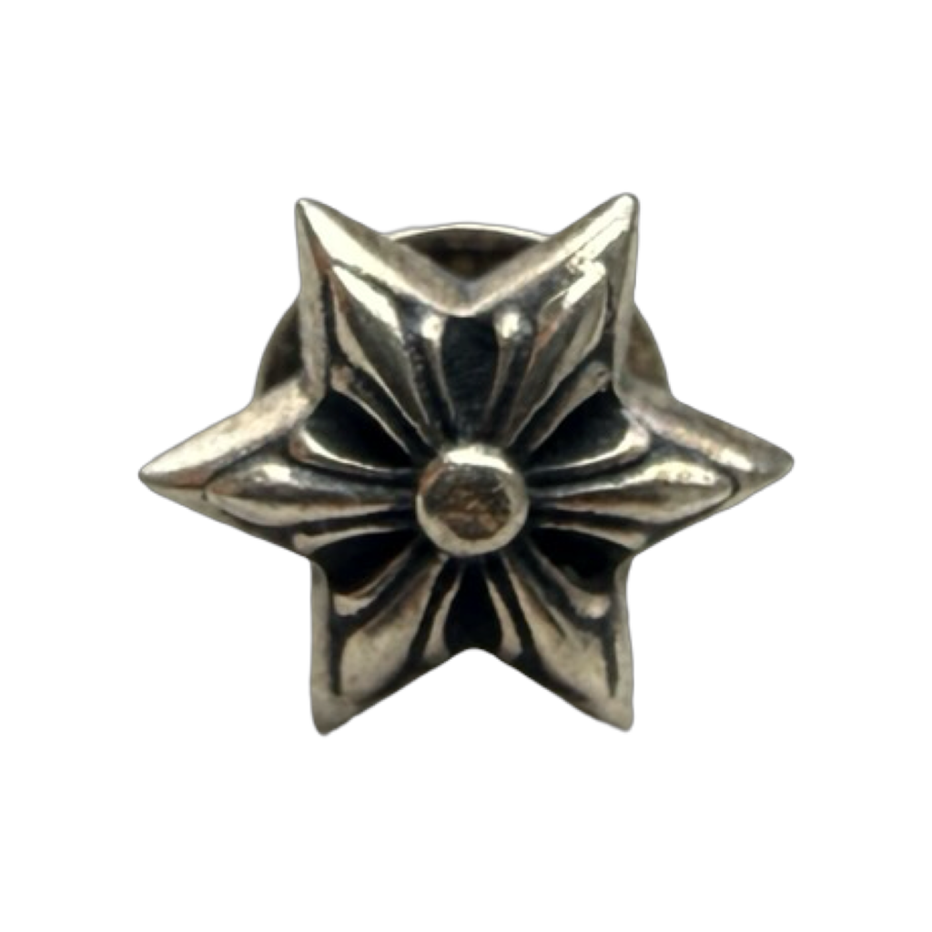 Chrome Hearts Six Point Star Stud Earring