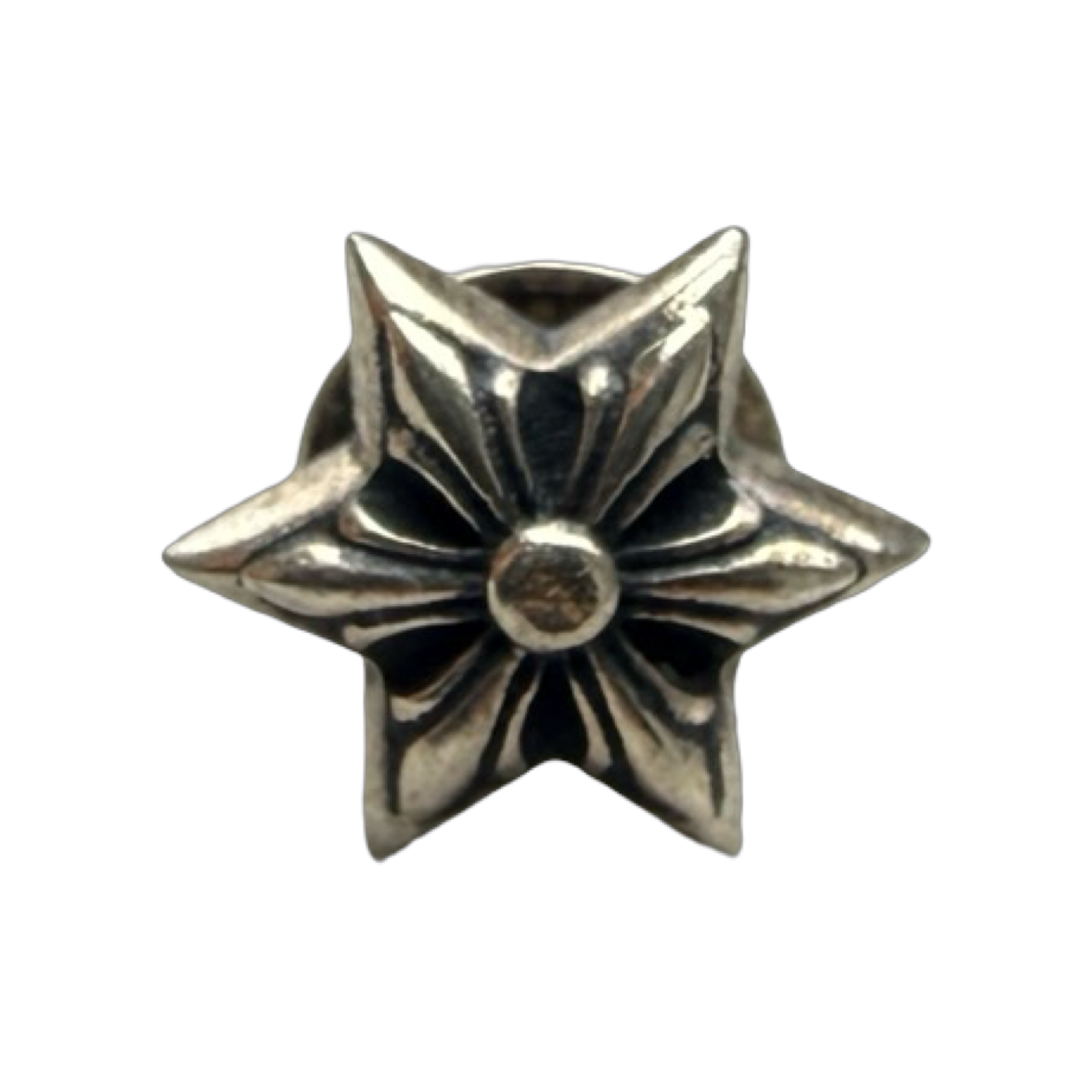 Chrome Hearts Six Point Star Stud Earring
