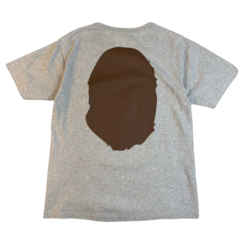 BAPE Big Ape Head Tee Grey (USED) | Vintage Clothing Store Canada
