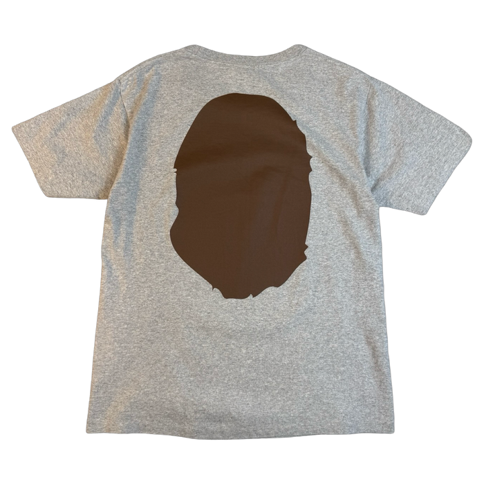 BAPE Big Ape Head Tee Grey (USED) | Vitnage Clothing Store Canada