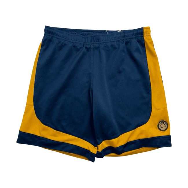 (S) Vintage 90s Nike Basketball Shorts Navy/Yellow