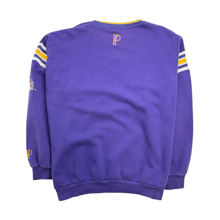 (XL) Vintage 90s Minnesota Vikings Sweatshirt Purple | Vitnage Clothing Store Canada