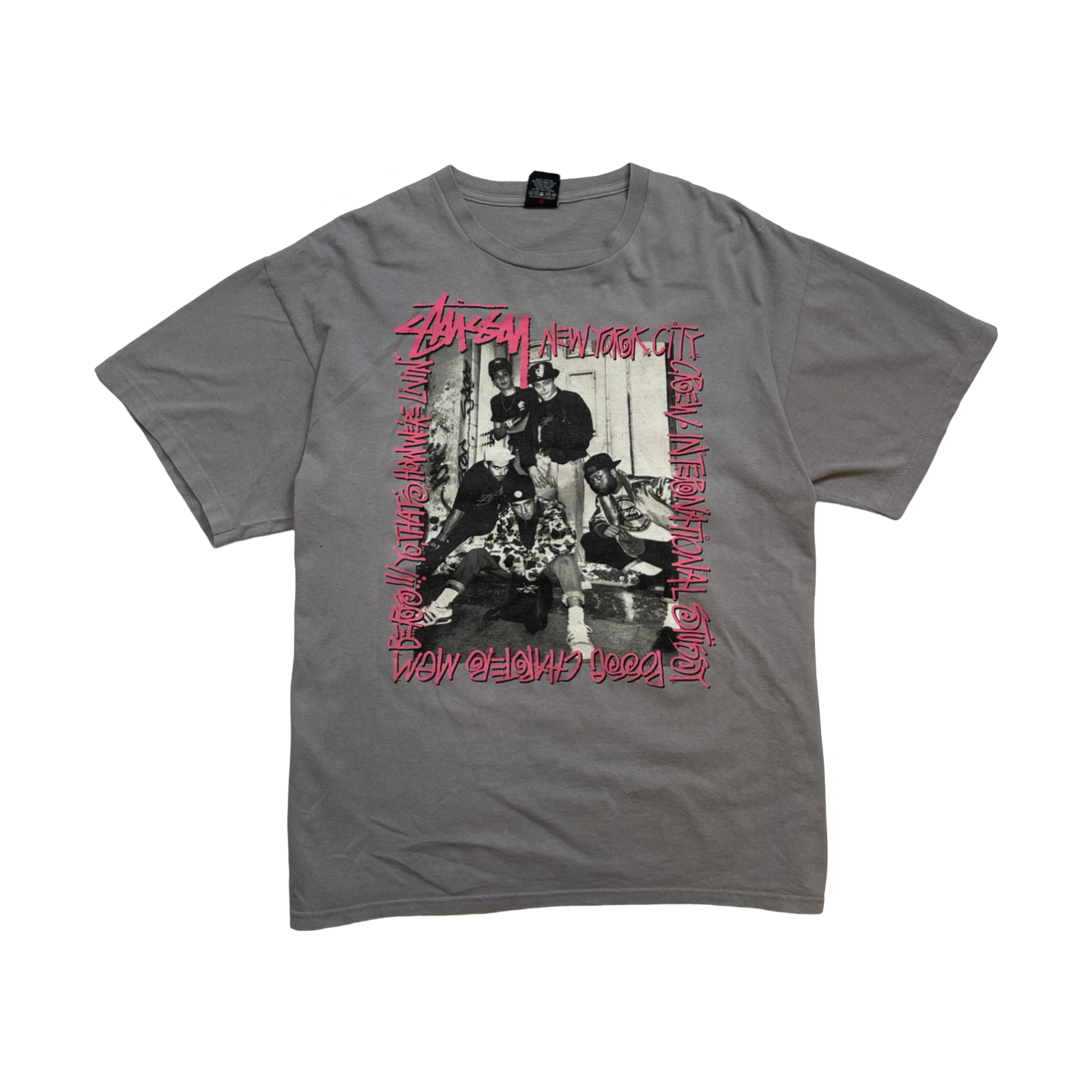 Vintage 2000s Stussy x DSM Tee Grey
