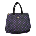 Vivienne Westwood Jacquard Multi Star Orb Large Handbag Purple/Black