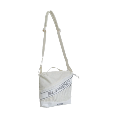 Supreme Logo Shoulder Bag White FW23 | Vintage Clothing Store Canada