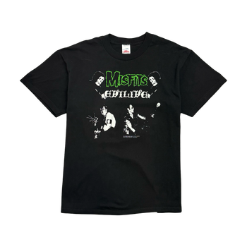 (L) Vintage '02 Misfits Band Tee Black