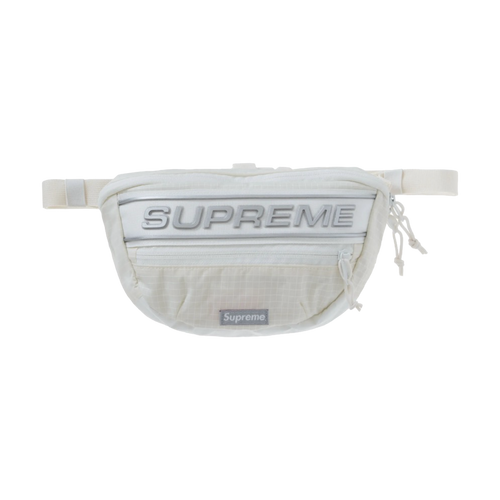 Supreme Logo Waist Bag White FW23 | Vintage Clothing Store Canada