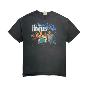 (L) Vintage 2000s The Beatles Band Tee Black