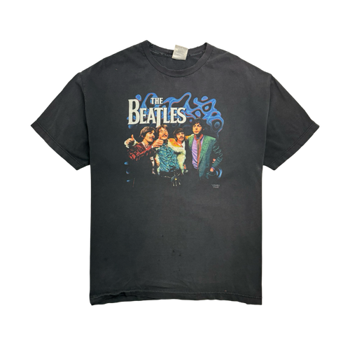 (L) Vintage 2000s The Beatles Band Tee Black | Vintage Clothing Store Canada