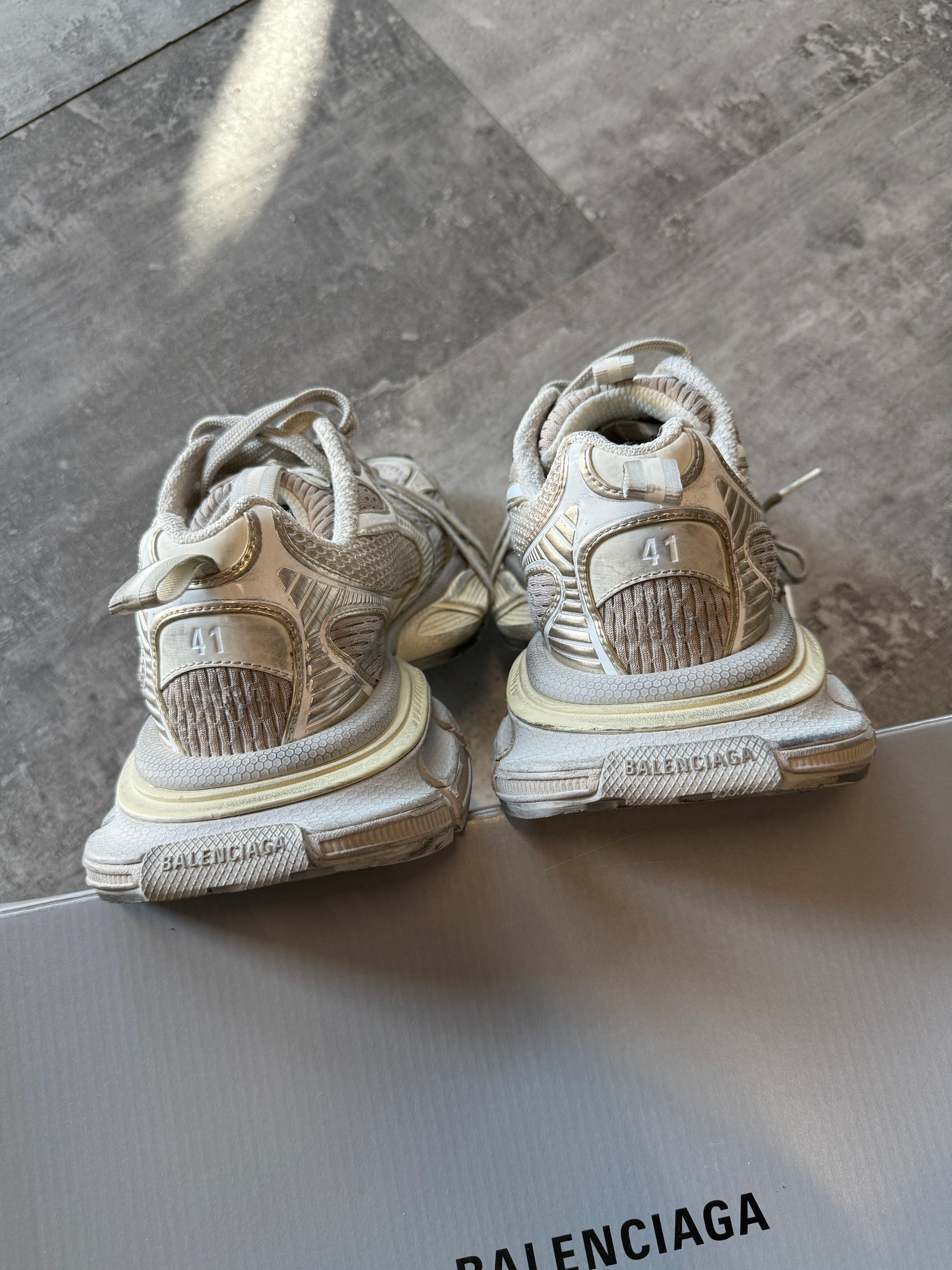 Balenciaga 3XL Worn Out Sneaker Off White (USED)