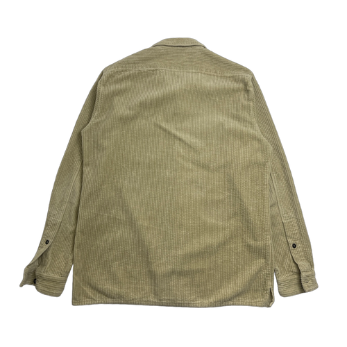 Stone Island Corduroy Button-Up Shirt Tan (USED) | Vintage Clothing Store Canada