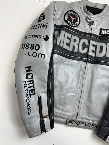 Vintage Mercedes Compressor Leather Racing Jacket