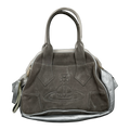 Vivienne Westwood Yasmine Embossed Suede/Leather Split Small Bag