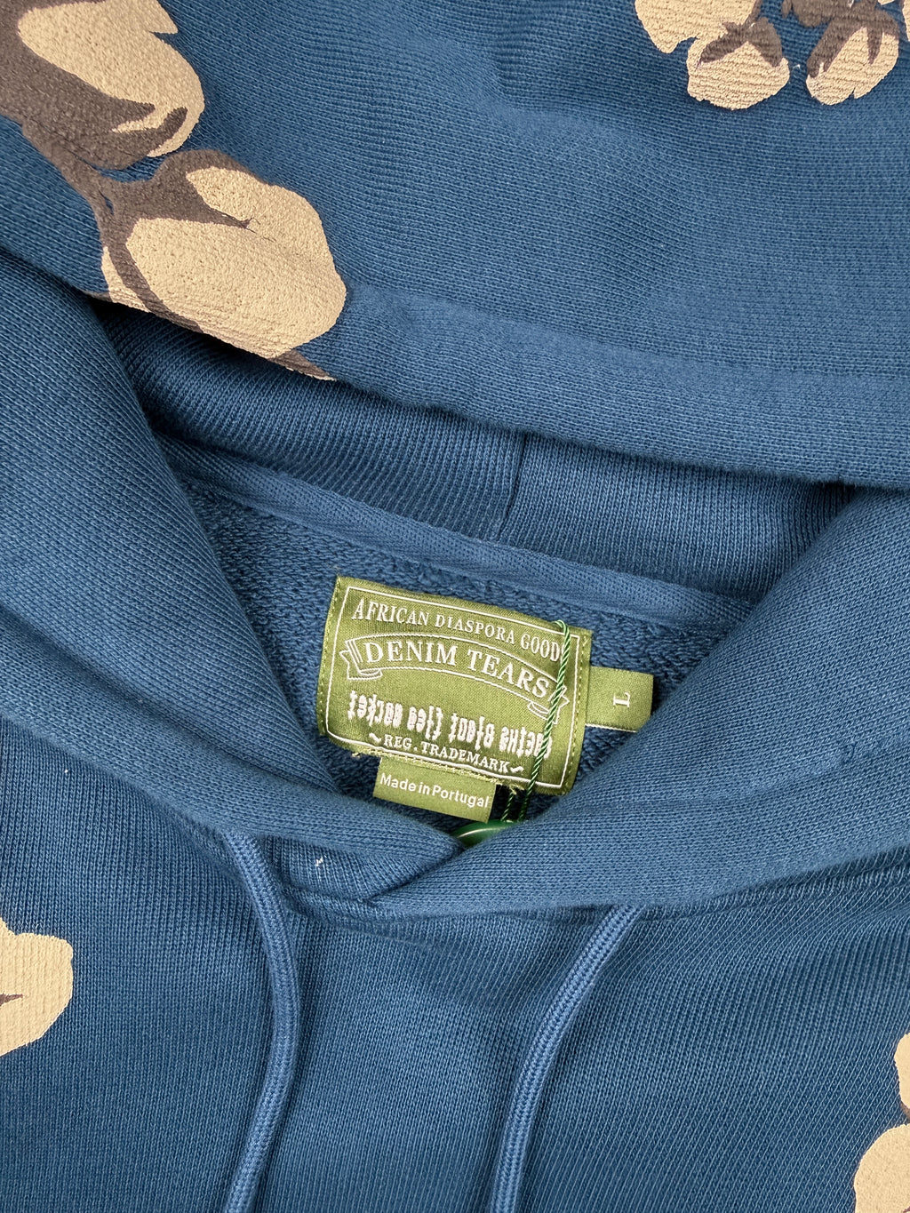 Denim Tears x CPFM Cactus Tears Wreath Hoodie Navy (USED)