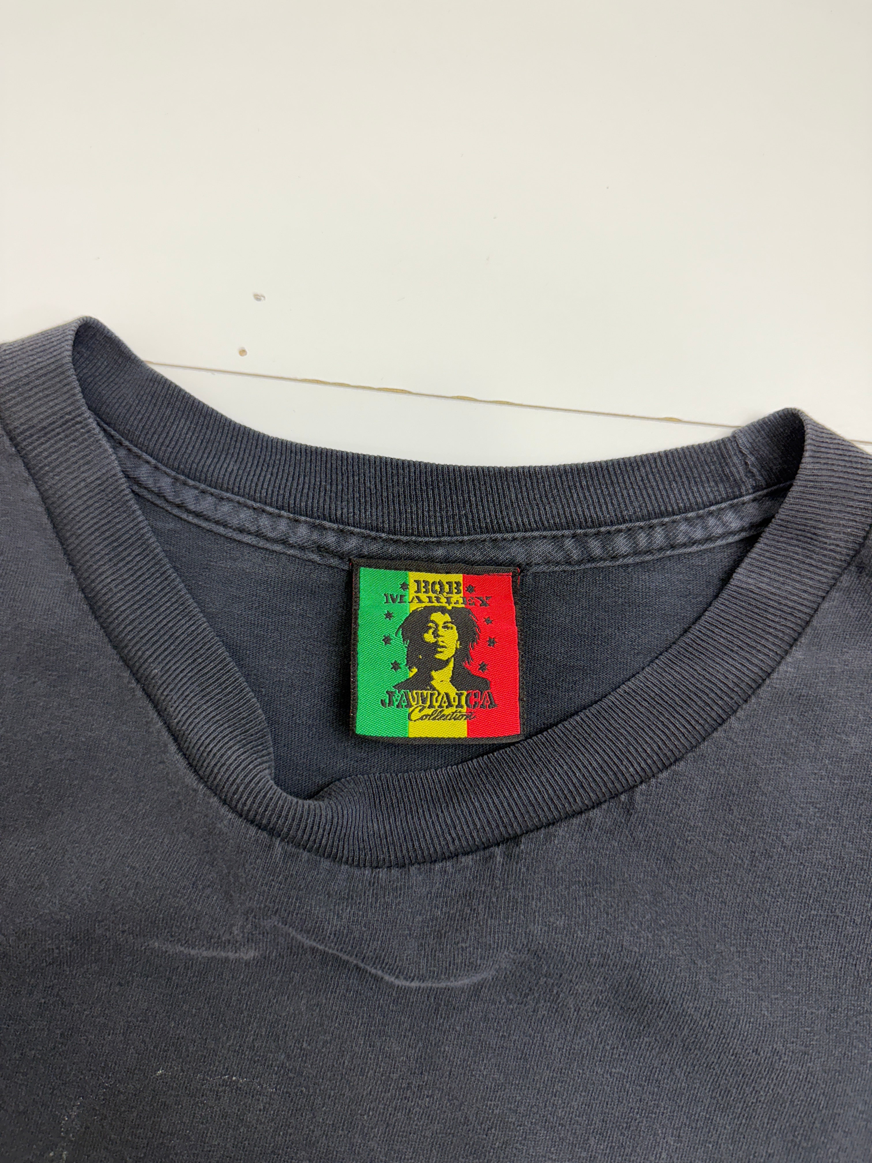 Vintage Bob Marley Faded Tee Black