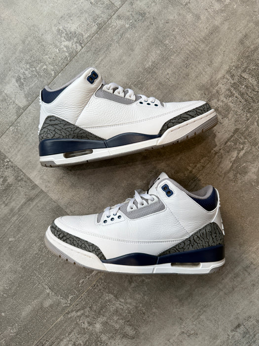 Air Jordan 3 Retro Midnight Navy (USED) | Vitnage Clothing Store Canada