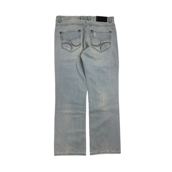 Vintage Y2k Xray Denim Pants Light Washed