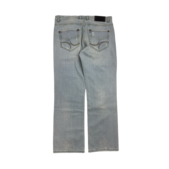 Vintage Y2k Xray Denim Pants Light Washed | Vitnage Clothing Store Canada