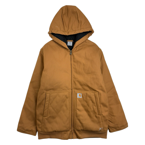 Carhartt Active Hooded Work Jacket Khaki | Vintage Clothing Store Canada