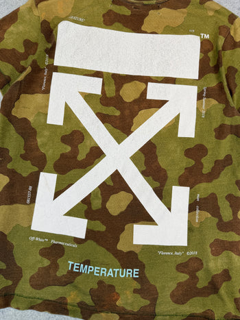 Off-White Temperature Tee Camo (USED)