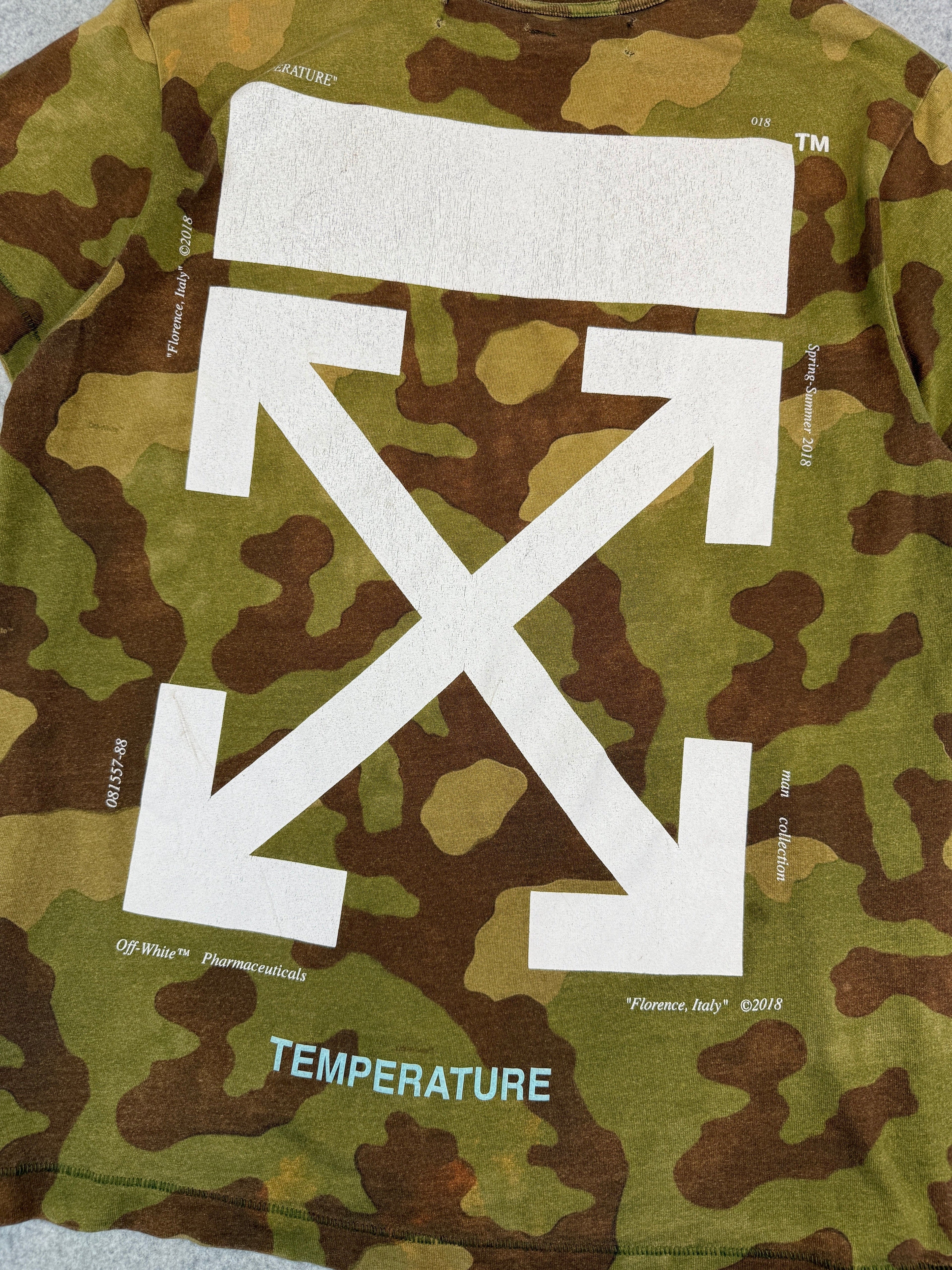 Off-White Temperature Tee Camo (USED)