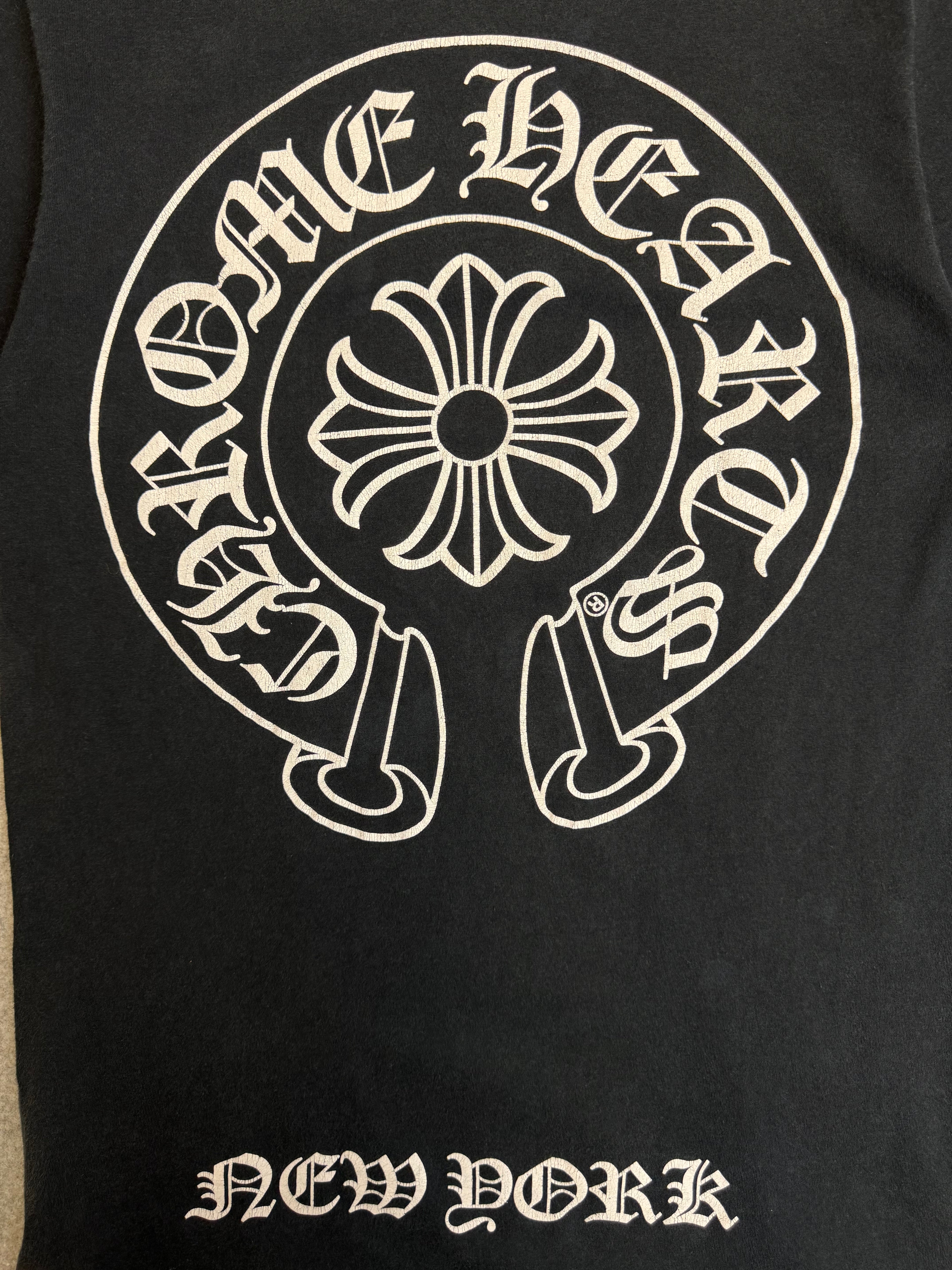 Chrome Hearts New York Horseshoe Pocket Tee Black