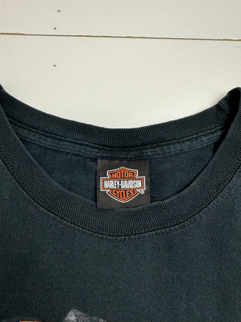 Vintage '12 Harley Davidson Of Edmonton Tee Black