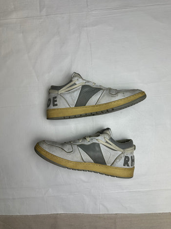 Rhude Rhecess Low White Grey (USED, NO BOX)