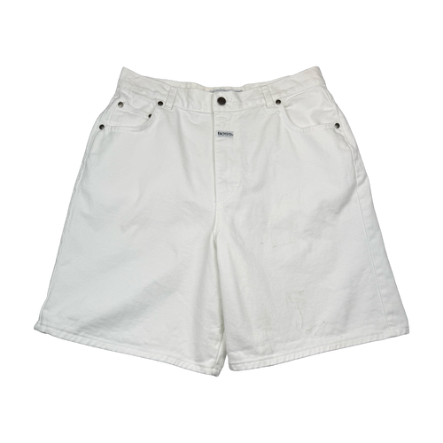 Vintage Boss Juniors Shorts White | Vintage Clothing Store Canada