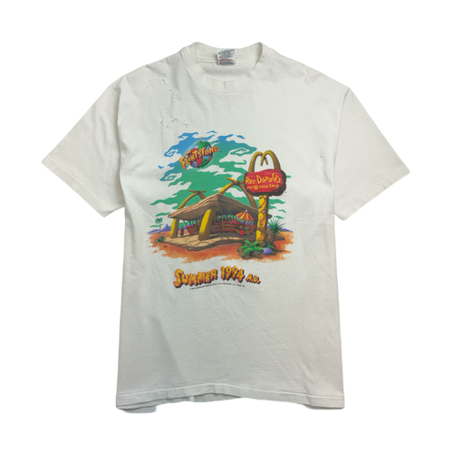 (XL) Vintage '94 The Flintstones Tee White | Vintage Clothing Store Canada