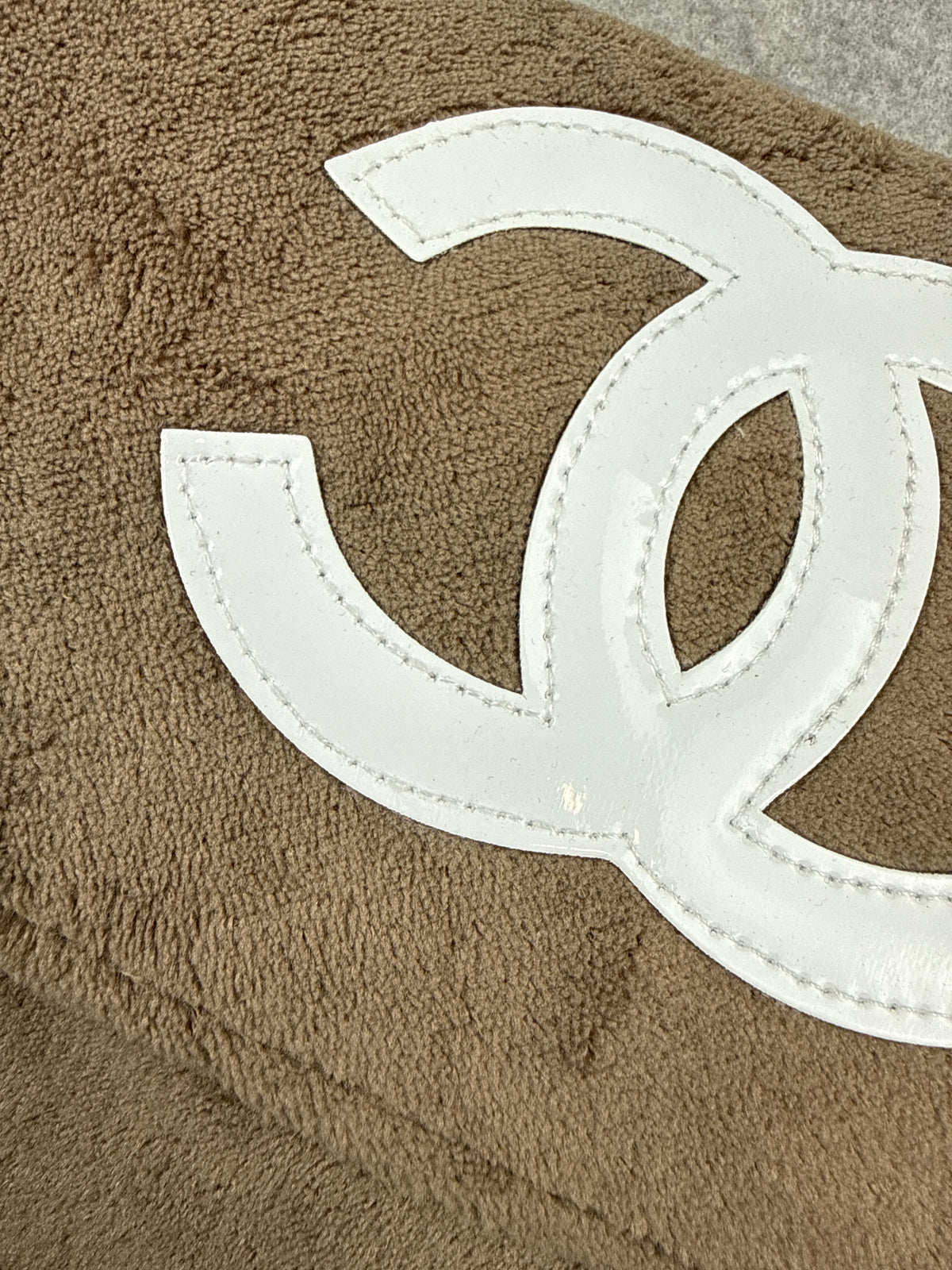 Chanel Précision VIP Fleece Shoulder Bag Taupe