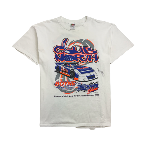 Vintage 2000s Boyne Company Racing Tee White | Vintage Clothing Store Canada