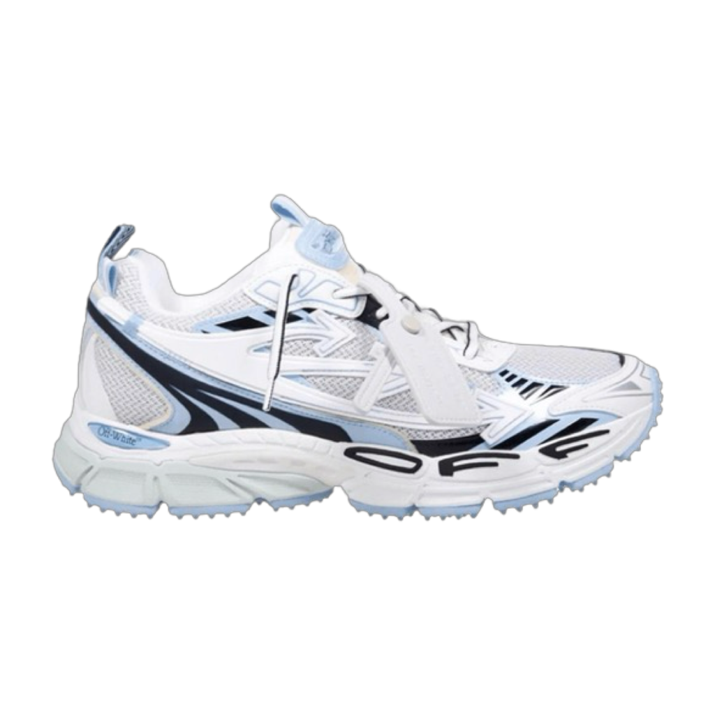 Off White Be Right Back Sneakers White/Light Blue (USED)