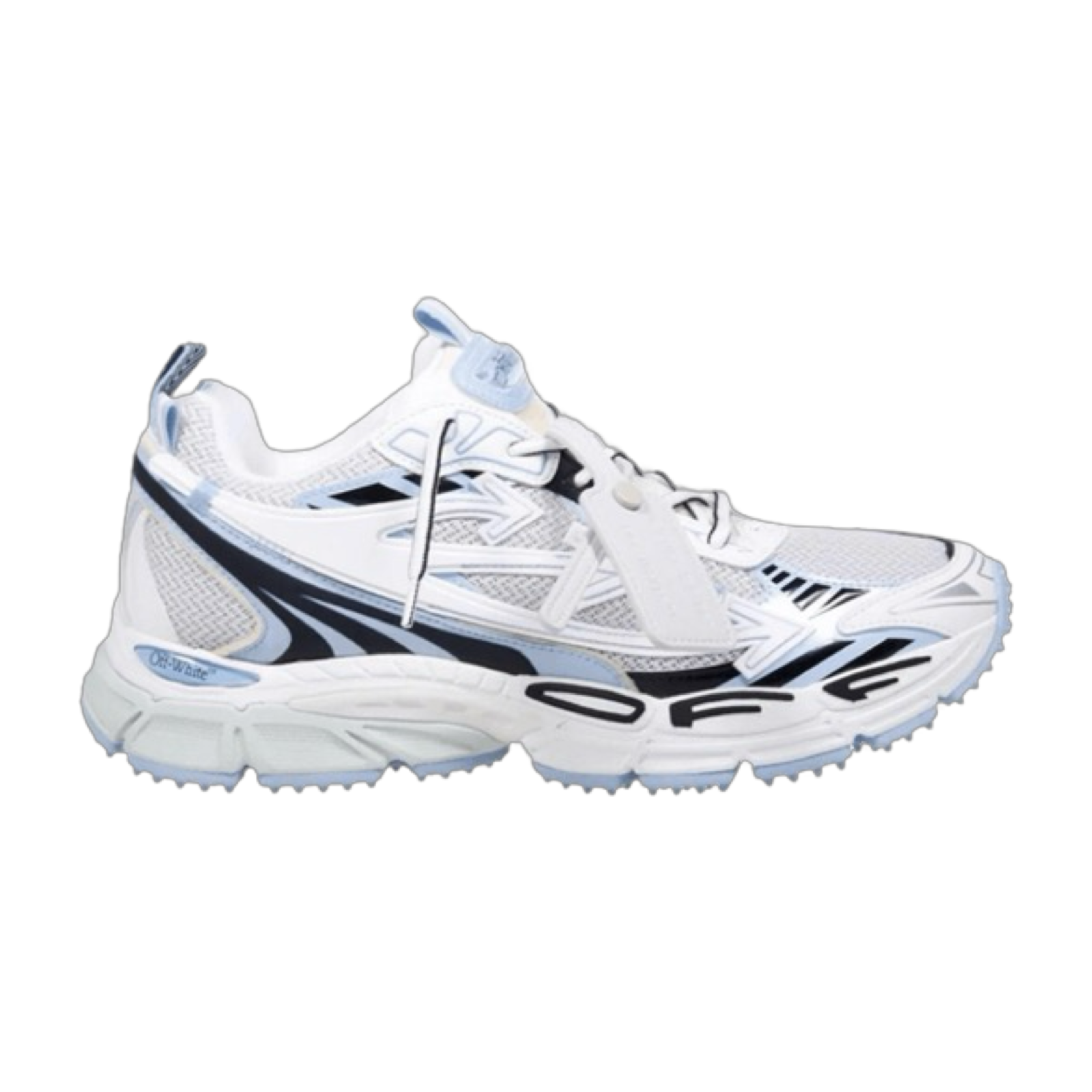 Off White Be Right Back Sneakers White/Light Blue (USED)