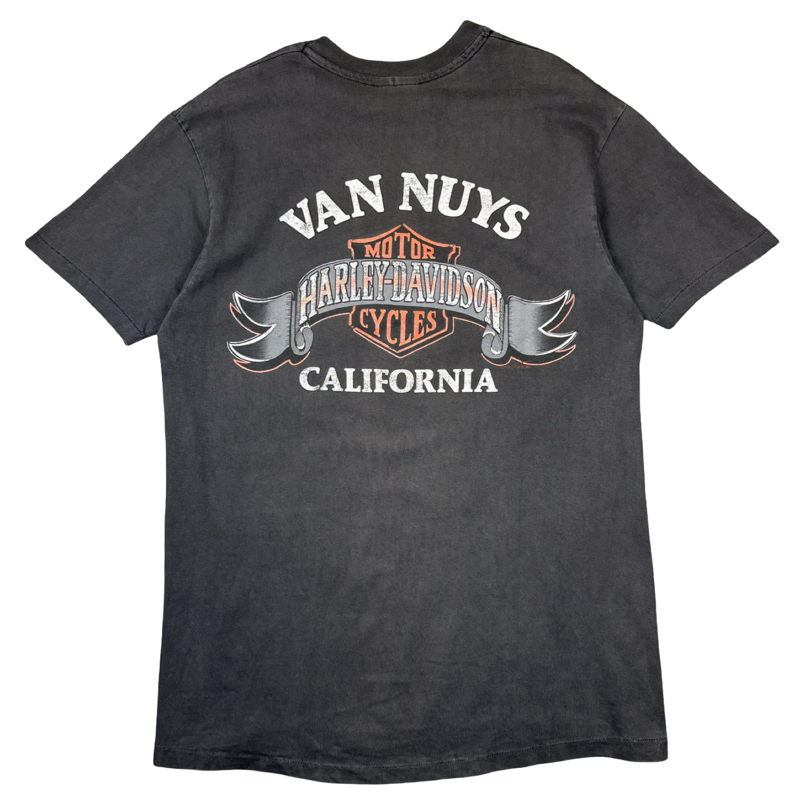 Vintage Harley Davidson National MDA Poker Run Tee Black
