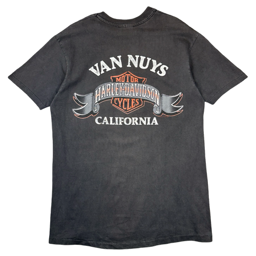 Vintage Harley Davidson National MDA Poker Run Tee Black | Vintage Clothing Store Canada