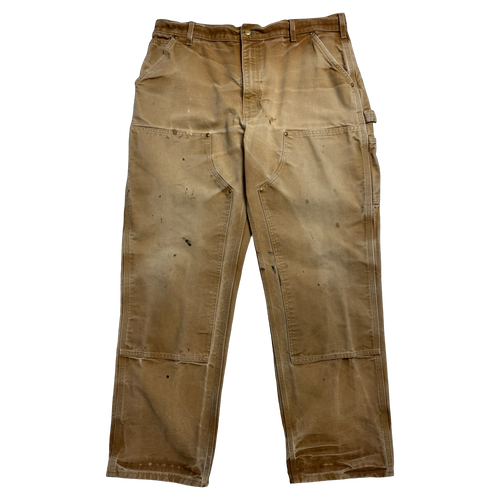 Carhartt Double Knee Carpenter Pants Khaki | Vintage Clothing Store Canada