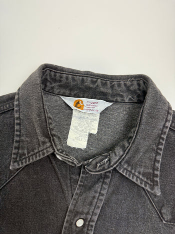 Vintage Carhartt Button-up L/S Shirt Black