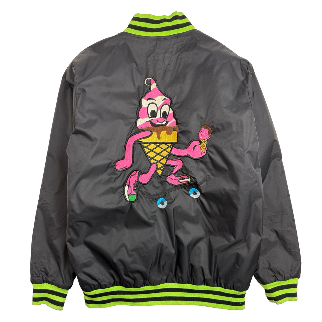 Billionaire Boys Club Ice Cream Varsity Jacket Black