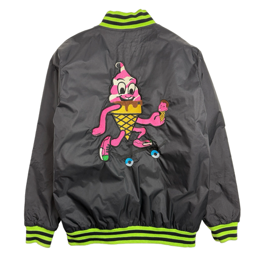 Billionaire Boys Club Ice Cream Varsity Jacket Black | Vintage Clothing Store Canada