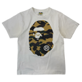 BAPE Camo Big Ape Head Tee White (USED)