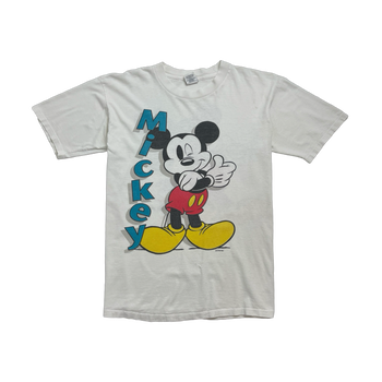 (M) Vintage Disney Mickey Mouse Tee White