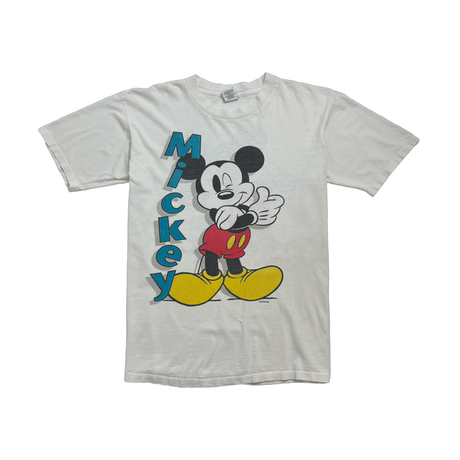 (M) Vintage Disney Mickey Mouse Tee White