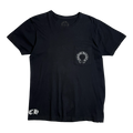 Chrome Hearts Tonal Malibu Floral Cross Pocket Tee Black
