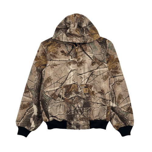 (S) Carhartt Realtree Camo Hooded Full Zip Jacket | Vintage Clothing Store Canada