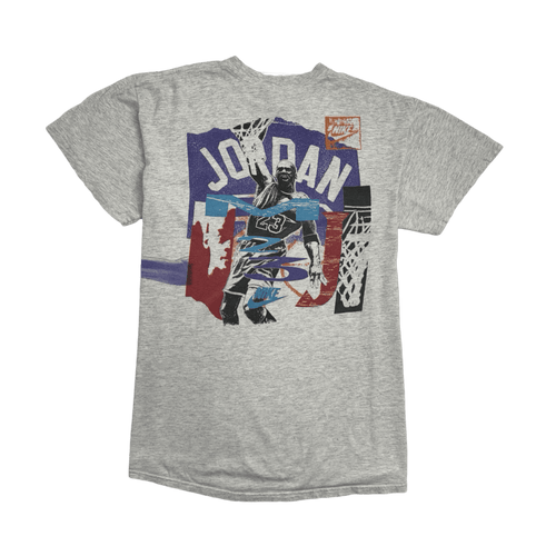 (XL) Vintage 90s Nike Michael Jordan Tee Grey | Vintage Clothing Store Canada