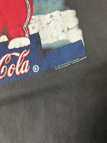 1998 Vintage Coca-Cola Bear Tee Black