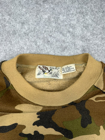Vintage Blank Duck Camo Crewneck